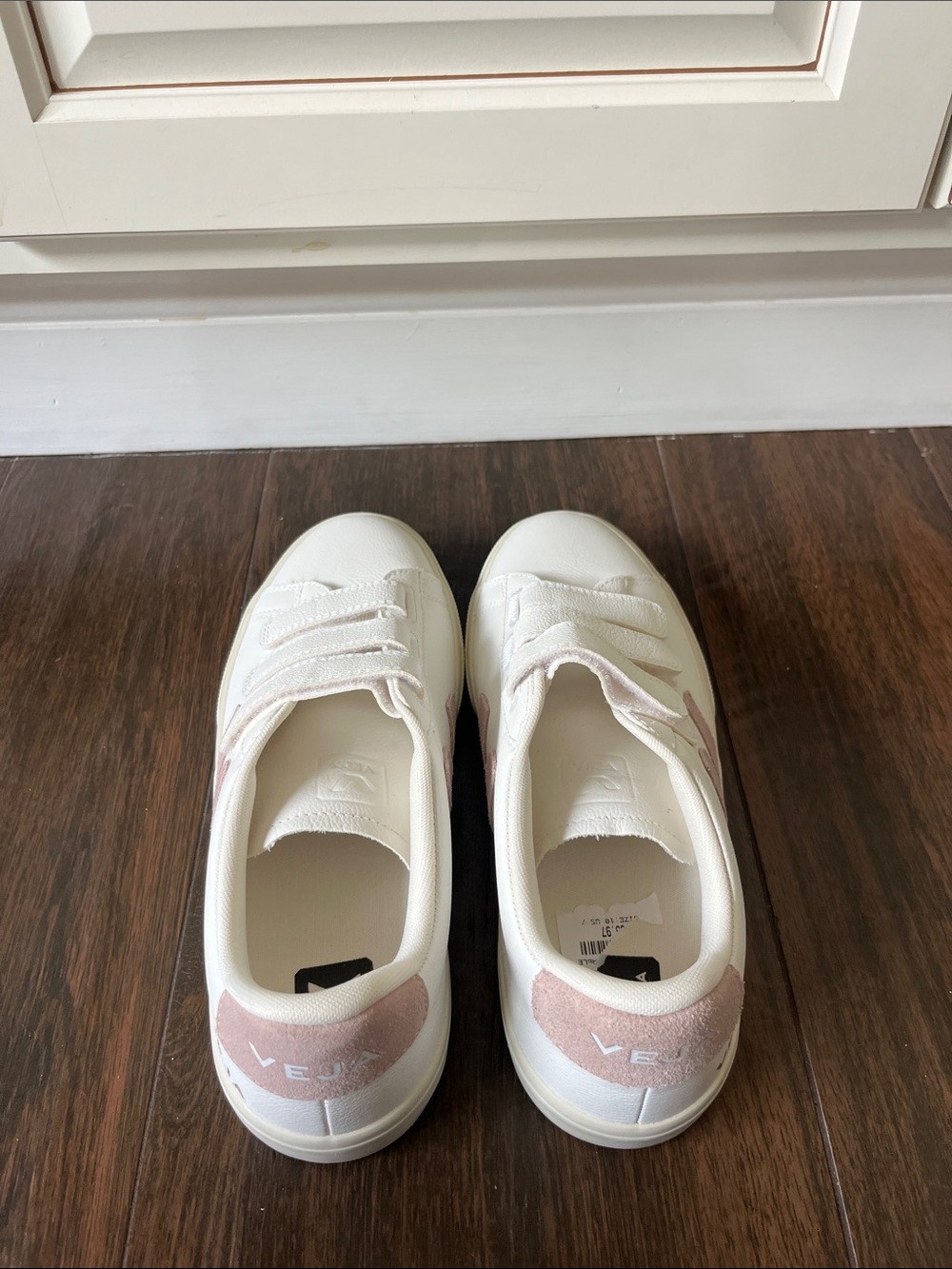 NWT VEJA RECIFE LEATHER WHITE BABE SNEAKERS - Picture 5 of 6